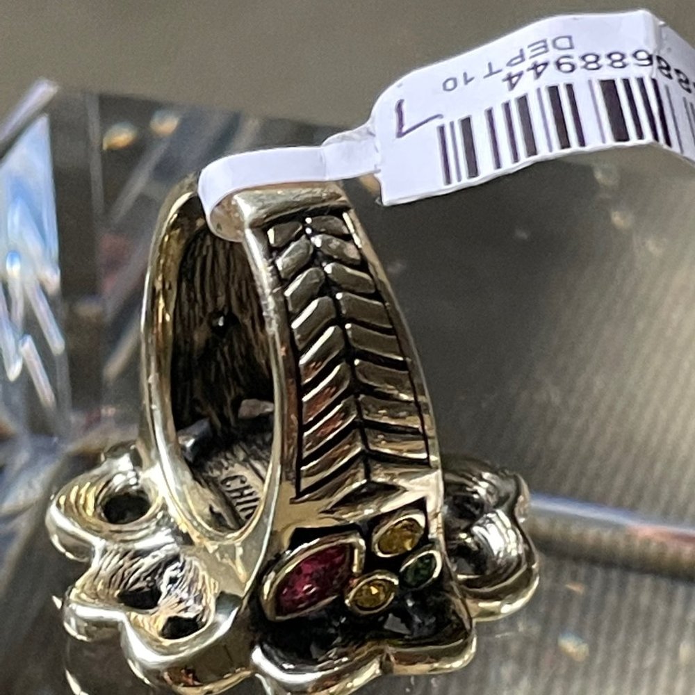 Heidi Daus "GARDEN GLAMOUR" Ring 7 ROSE - Picture 6 of 8